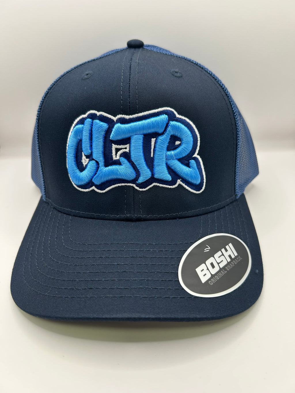 CLTR Throwback Trucker Cap (Navy/Blue)