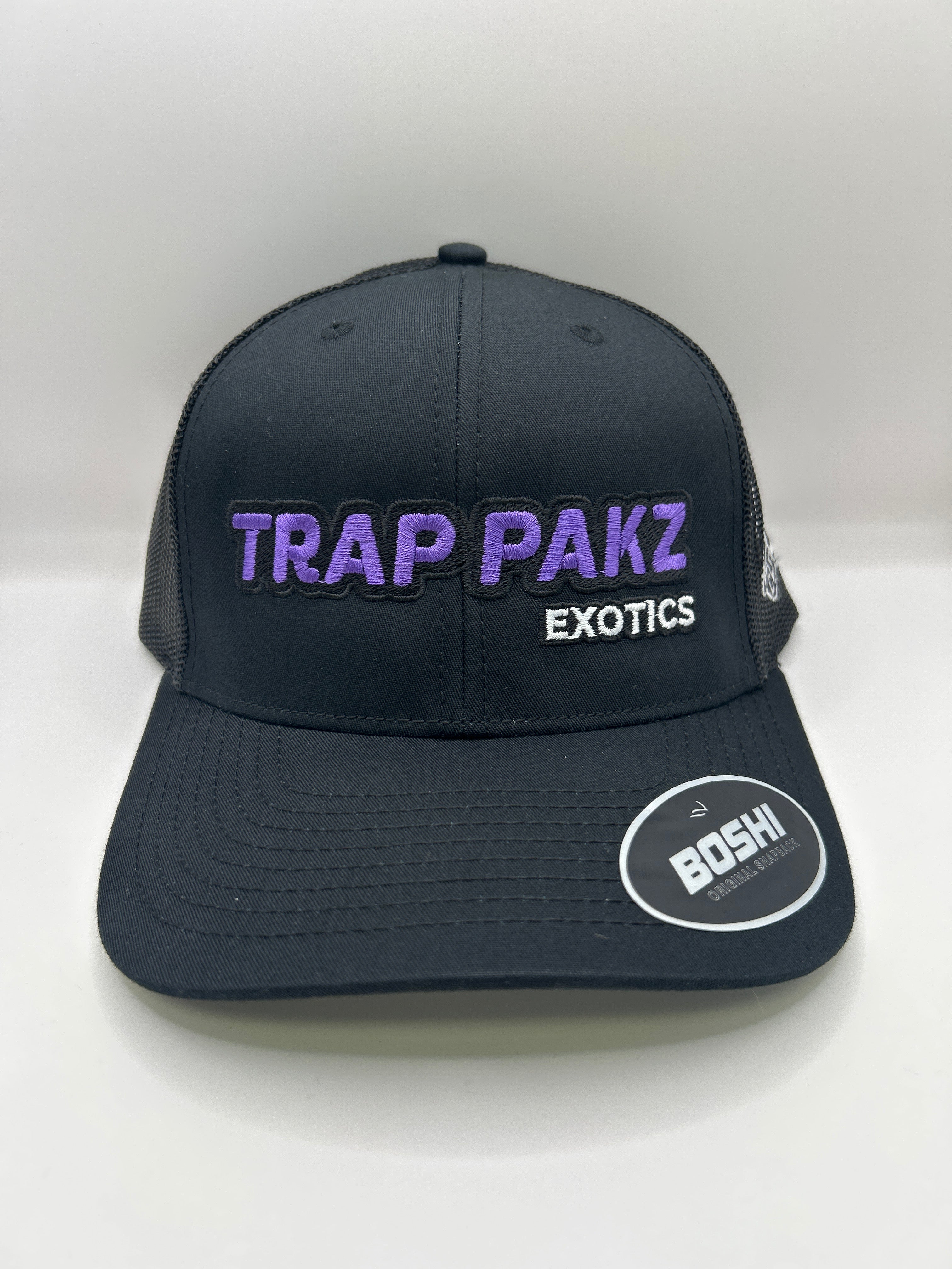 Trap Pakz Exotics Cap (Black/Purple)
