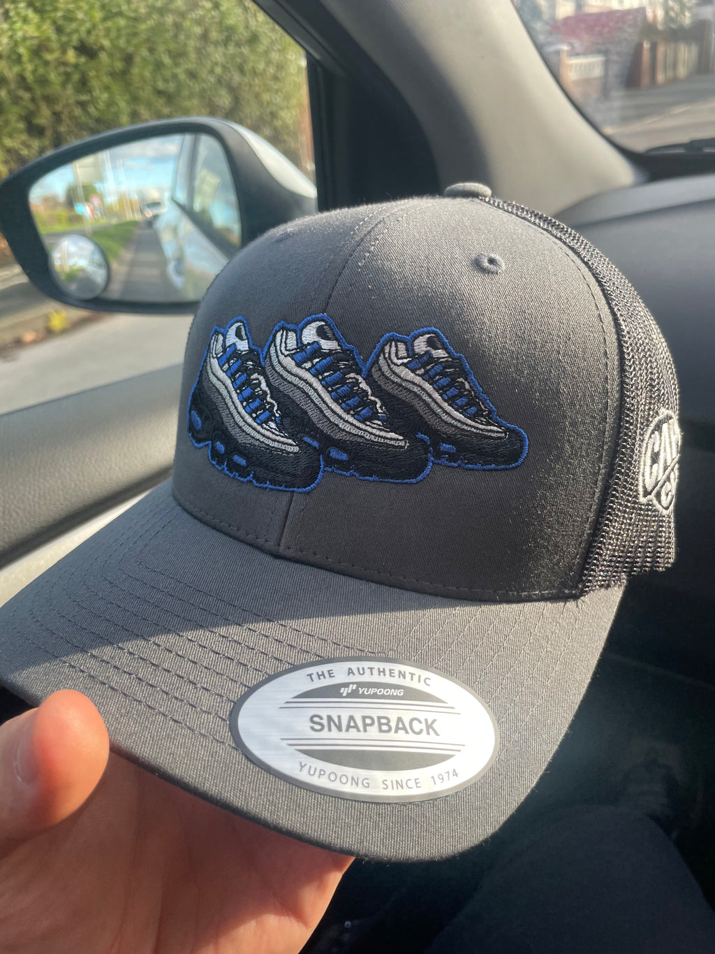 Blue Sparks Cap - GREY