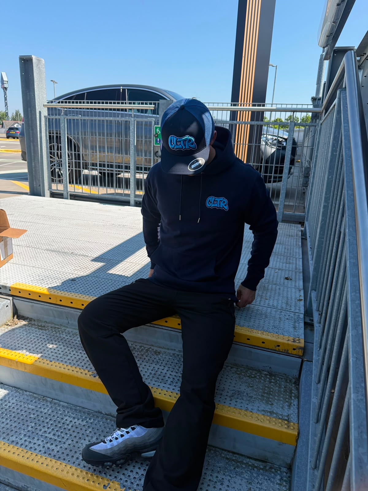 CLTR Signature Logo Hoodie - Navy