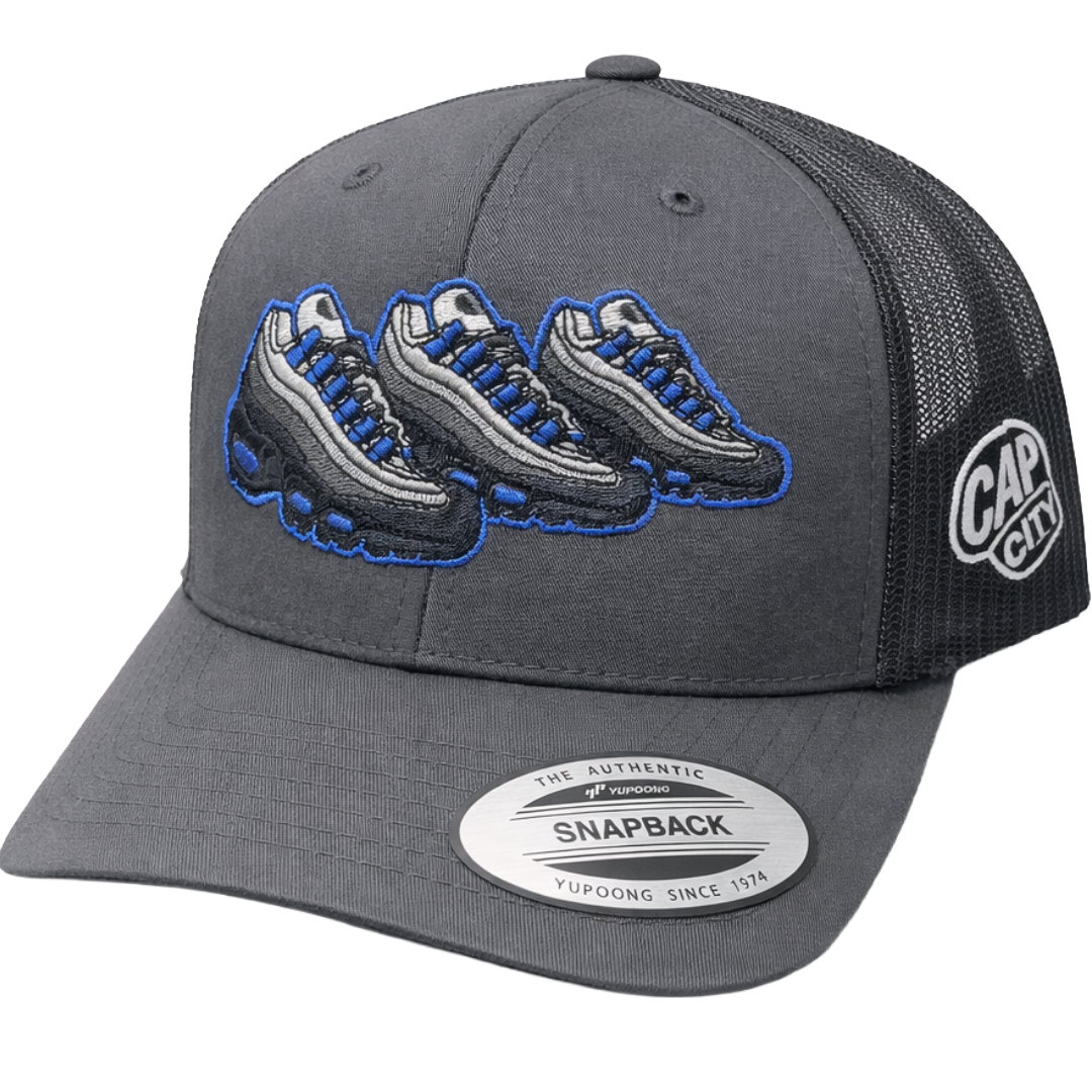 Blue Sparks Cap - GREY